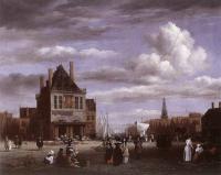 Jacob van Ruisdael - The Dam Square In Amsterdam